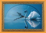 Часы Лебедь (30*50 см)