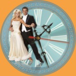 Часы Танец (круглые, диаметр 40 см)