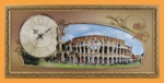 Часы с панорамным видом Рим (30*70 см)