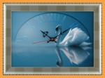 Часы Лебедь (20*30 см)