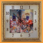 Часы Фабрика Санта-Клауса (25*25 см)