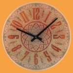 Часы Византия (печать на стекле, круглые 45 см)