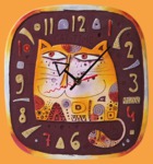 Часы Cat Time (керамика)