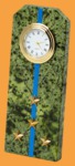Часы настольные Погон - Капитан ВВС, ВДВ (змеевик, Военно-Воздушные Силы, Воздушно-Десантные Войска)