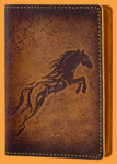 Обложка на паспорт Огненный конь (кожа)