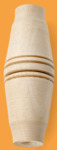 Ручка боковая для самовара длиной 65 мм (деревянная, натуральный цвет)