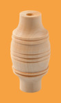 Ручка боковая Купеческая Стандарт для самовара длиной 65 мм (деревянная, натуральный цвет)