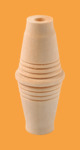Ручка боковая Барская Стандарт для самовара длиной 65 мм (деревянная, натуральный цвет)