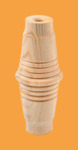 Ручка боковая Барская Стандарт для самовара длиной 70 мм (деревянная, натуральный цвет)