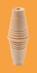 Ручка боковая Барская Стандарт для самовара длиной 75 мм (деревянная, натуральный цвет)