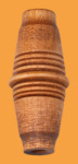 Ручка боковая Барская Коричневая для самовара длиной 65 мм (деревянная)