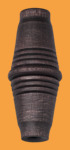 Ручка боковая Барская Чёрная для самовара длиной 65 мм (деревянная)