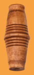 Ручка боковая Барская Коричневая для самовара длиной 70 мм (деревянная)
