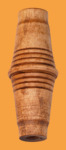 Ручка боковая Барская Коричневая для самовара длиной 75 мм (деревянная)