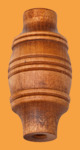 Ручка боковая Купеческая Коричневая для самовара длиной 65 мм (деревянная)