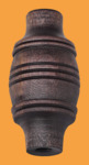 Ручка боковая Купеческая Чёрная для самовара длиной 65 мм (деревянная)