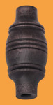 Ручка боковая Купеческая Чёрная для самовара длиной 70 мм (деревянная)