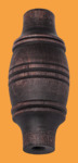 Ручка боковая Купеческая Чёрная для самовара длиной 75 мм (деревянная)
