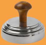 Крышка, колпачок для самоварной трубы 72 мм (никелированная латунь, покрытие не боится воды)