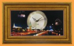 Часы с панорамным видом Ночь (30*50 см)